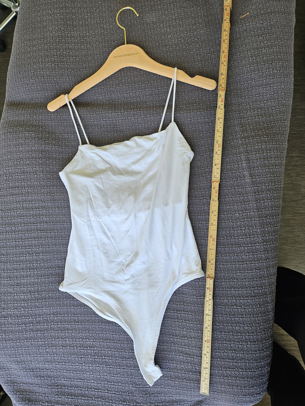 Zara Cream Spaghetti Strap Bodysuit - Picture 4 of 4